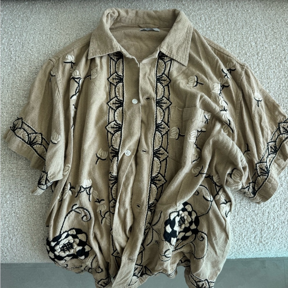 BODE short sleeve button down